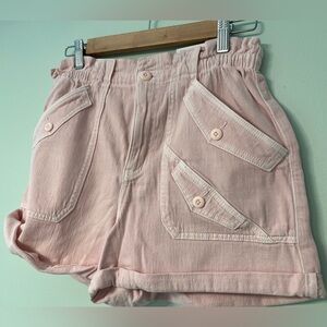 NWT American Eagle high rise baggy pink shorts size 8